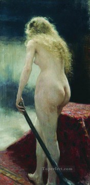 イリヤ・レーピン Painting - モデル 1895 イリヤ・レーピン